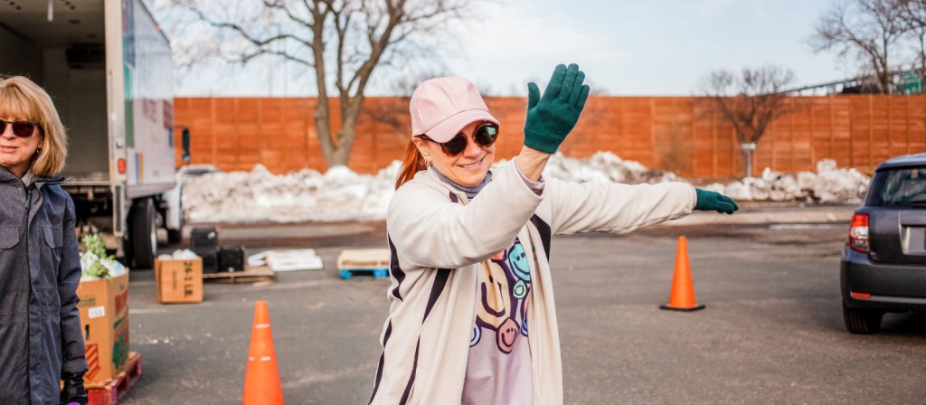 A person serving those in need