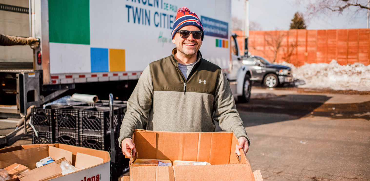 A person serving those in need